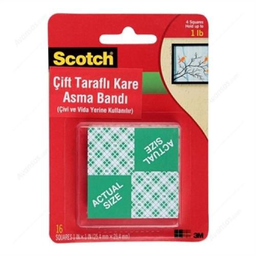 SCOTCH ÇİF TARAFLI KARE ASMA BANDI 111 SCOTCH ÇİF TARAFLI KARE ASMA BANDI 111