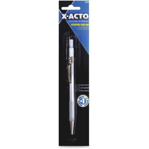 X Acto X3209 Kretuar Geri Çekilebilir Uç Kalem Tipi Metalik Gri