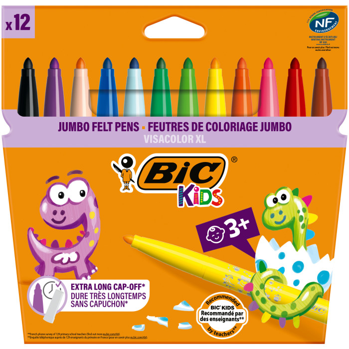 Bic Keçeli Boya Kalemi Visacolor XL 12 Renk Bic Keçeli Boya Kalemi Visacolor XL 12 Renk