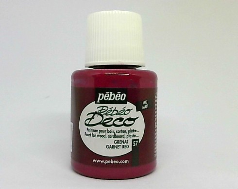 Pebeo Deco Ahşap Boyası 110ml Grenat Garnet Red 57