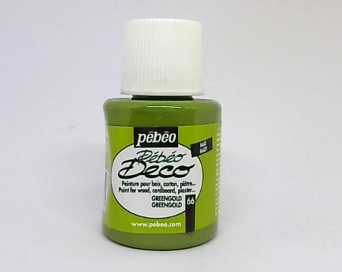 Pebeo Deco Ahşap Boyası 110ml Greengold 66