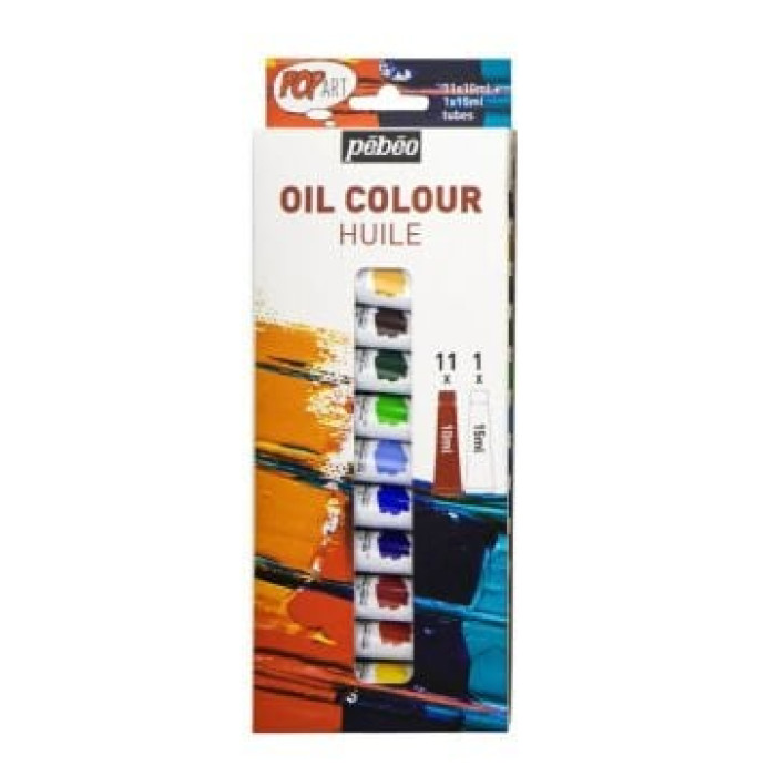 Pebeo Yağlı Boya Huile 11x10ml + 1x15 ml 
