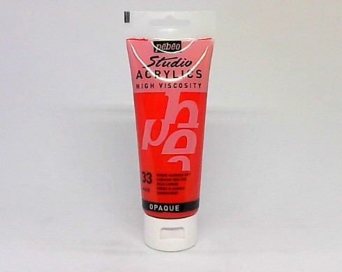 Pebeo Akrilik Boya High Viscosity Tüp 100 ML Cadmıum Red Hue 33 Pebeo Akrilik Boya High Viscosity Tüp 100 ML Cadmıum Red Hue 33