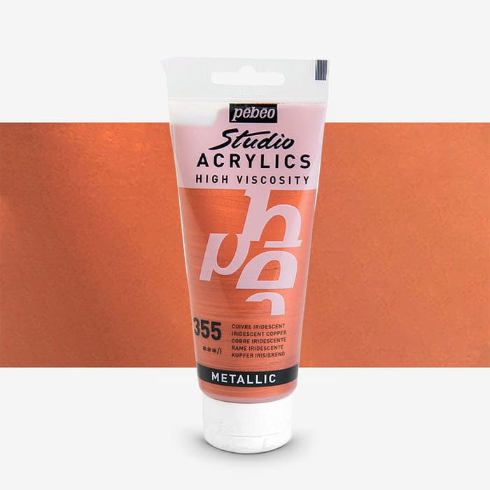 Pebeo Akrilik Boya High Viscosity Tüp 100 ML Iridescent Copper 355