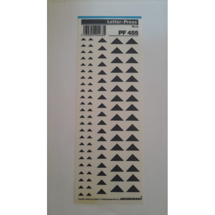 Mecanorma Şekiller Transfer Şablon PF 455 Letraset Mecanorma Şekiller Transfer Şablon PF 455 Letraset
