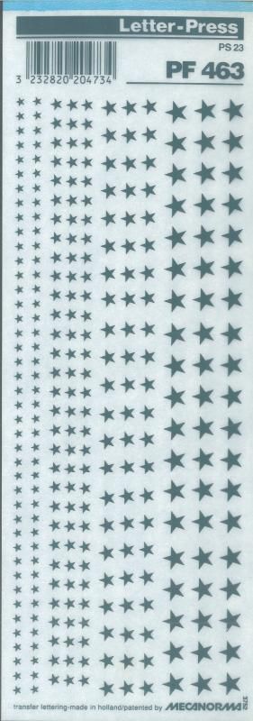 Mecanorma Yıldızlar Şekil PF 463 Letraset