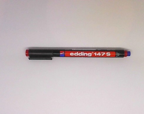 Edding Asetat Kalemi Permanent S Seri 0.3 MM Kırmızı 147S