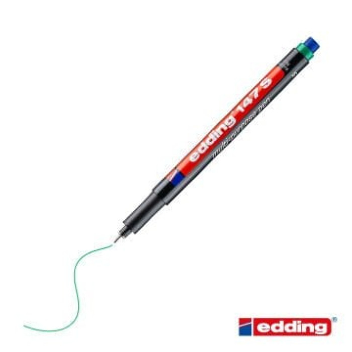 Edding Asetat Kalemi Permanent S Seri 0.3 MM Yeşil 147 S