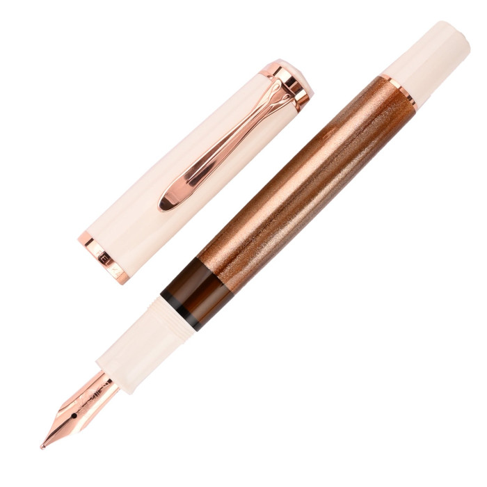Pelikan M 200 Dolma Kalem F-Uç Copper Rose