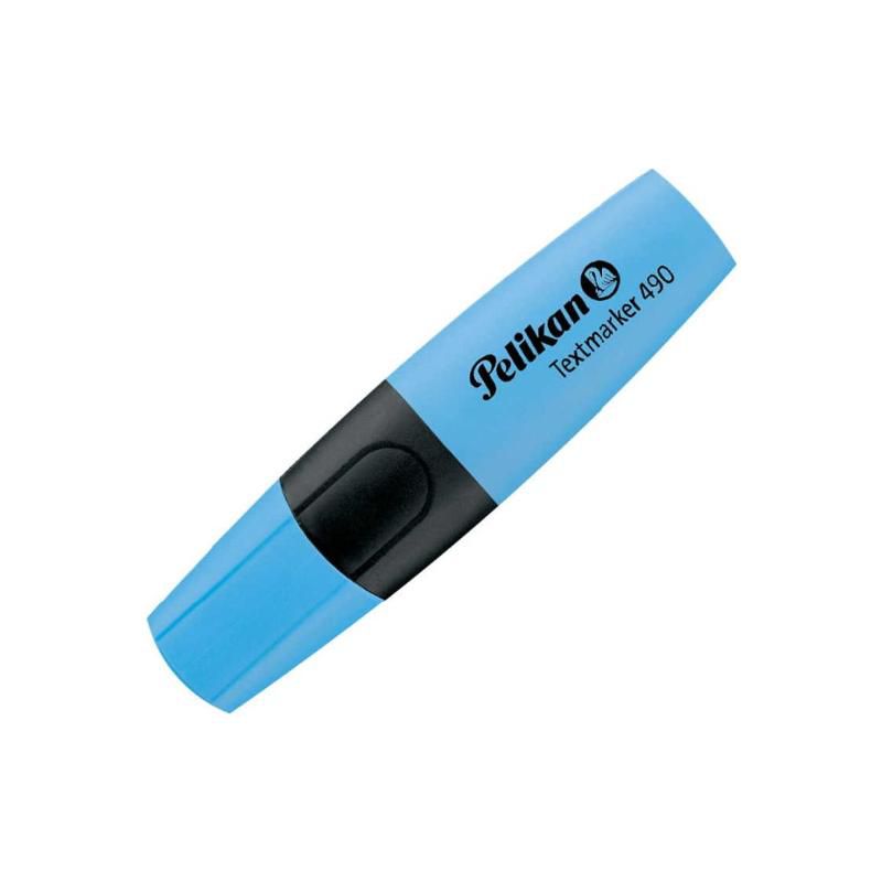 Pelikan Fosforlu Kalem Textmarker Mavi Doldurulabilir 490