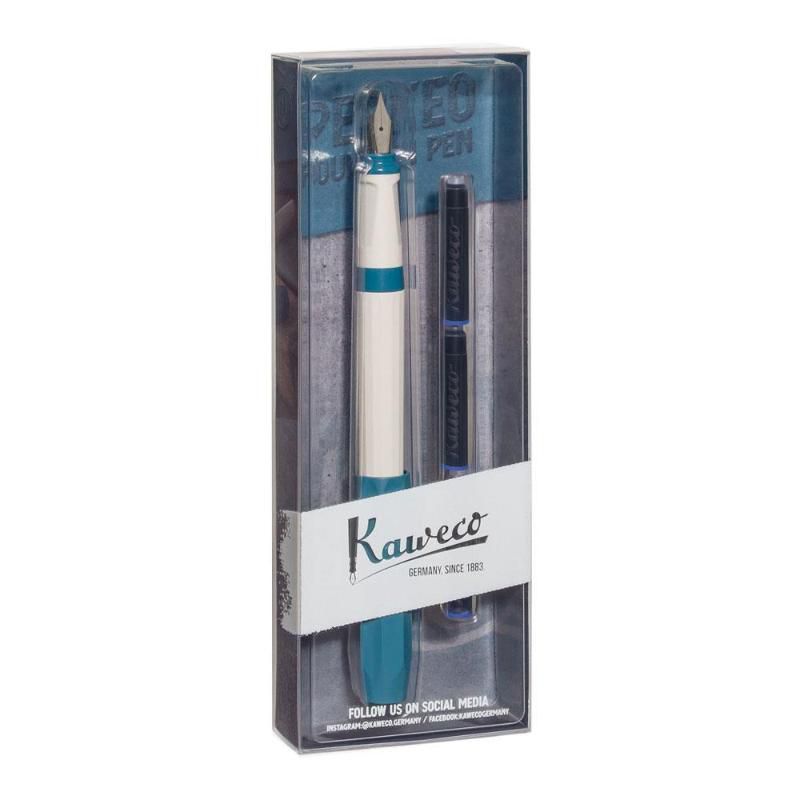 Kaweco 2252 Dolmakalem Set M - Uç Parkeo Krem Turkuaz