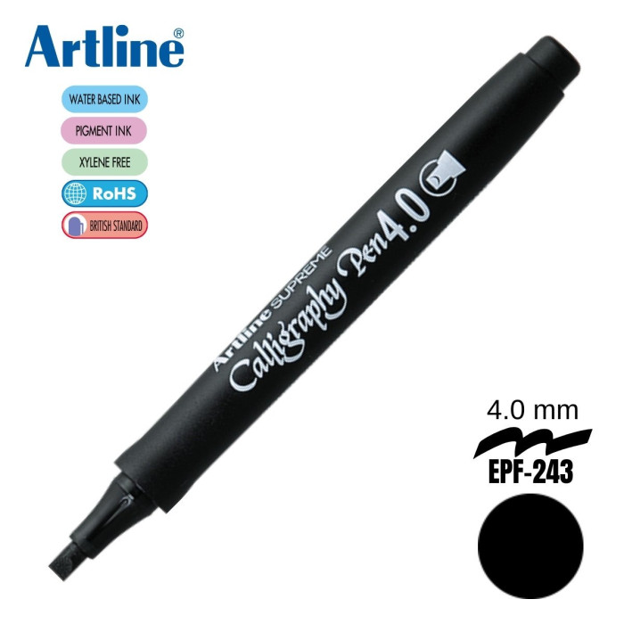 Artline Kaligrafi Kalemi 4 MM Siyah Artline Kaligrafi Kalemi 4 MM Siyah