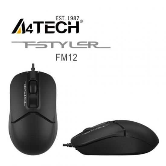 A4 Tech Fm12 Kablolu Mouse Siyah
