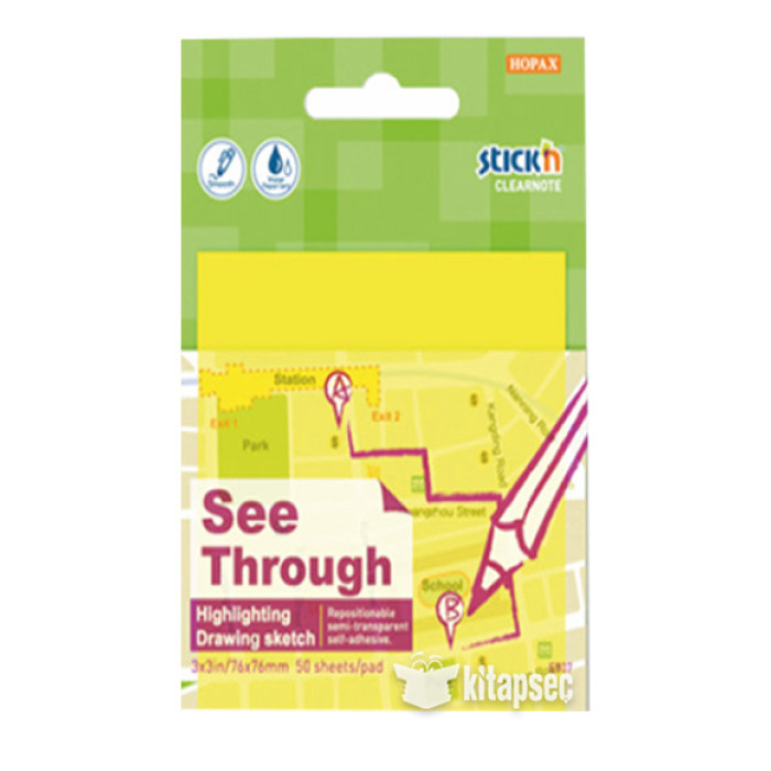 Hopax Yapışkanlı Not Kağıdı 50 YP 76X76 Hopax Yapışkanlı Not Kağıdı 50 YP 76X76