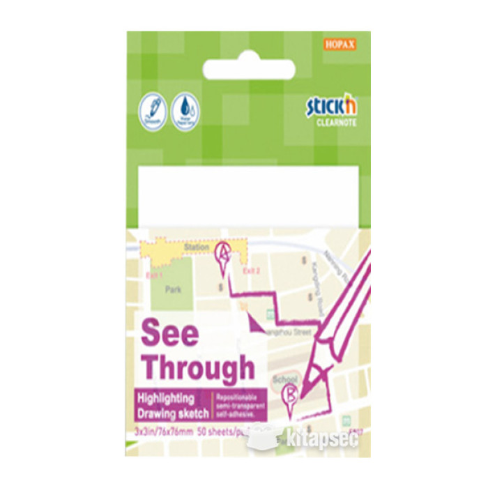 Hopax Yapışkanlı Not Kağıdı Renkli 50 YP 76X76 Hopax Yapışkanlı Not Kağıdı Renkli 50 YP 76X76