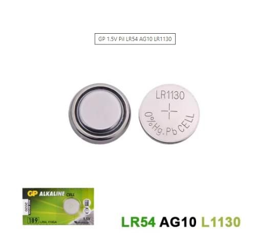 Gp Alkalin Pil LR54 AG10