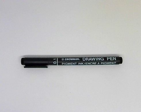 Snowman Çizim Kalemi İğne Uçlu 0.1 MM Siyah FT700