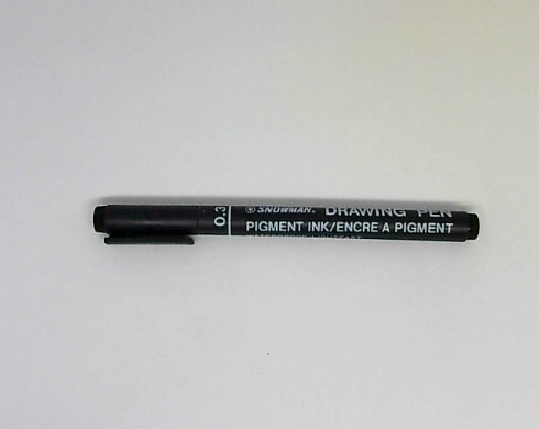 Snowman Çizim Kalemi İğne Uçlu 0.3 MM Siyah FT700