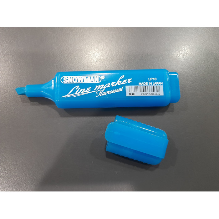Snowman Fosforlu Kalem Mavi Doldurulabilir LP-1OM