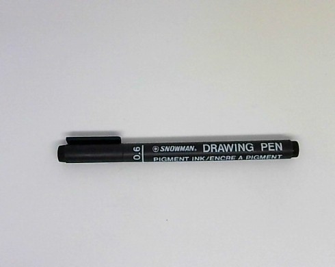 Snowman Çizim Kalemi İğne Uçlu 0.6 MM Siyah FT700