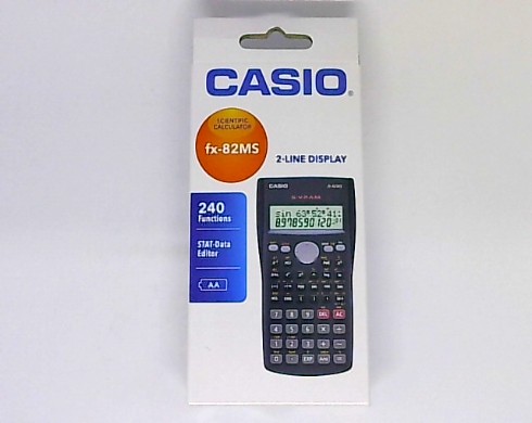 Casio Hesap Makinası Bilimsel 2 Satır Ekran 240 Fonksiyon FX-82MS
