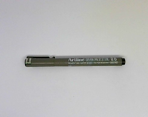 Artline Çizim Kalemi 0.6 MM Siyah EK 236