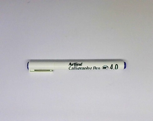 Artline Kaligrafi Kalemi 4.0 mm Mavi