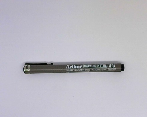 Artline Çizim Kalemi 0.8 MM Siyah EK 238