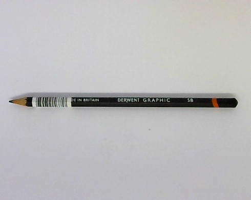 Derwent Kurşun Kalem Dereceli 5B Köşeli Siyah Graphıc