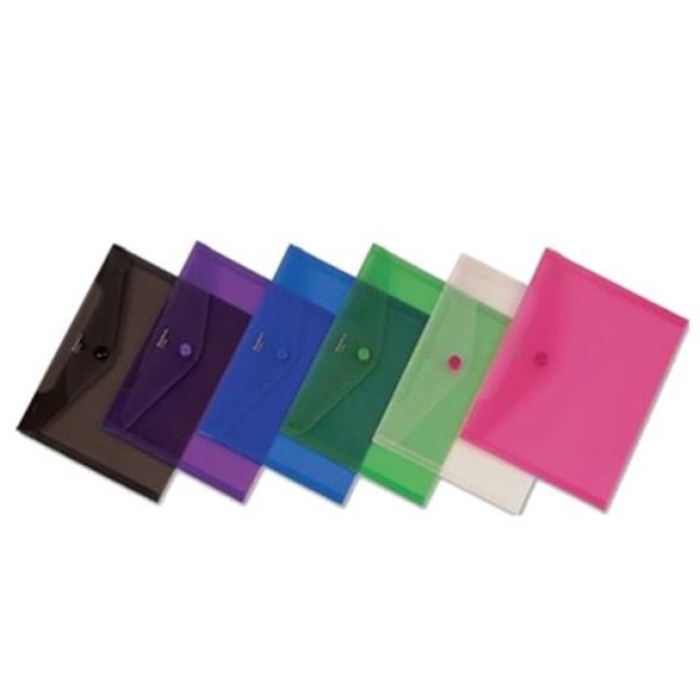 Comix Çıtçıtlı Dosya A5 Şeffaf Renkler A1854