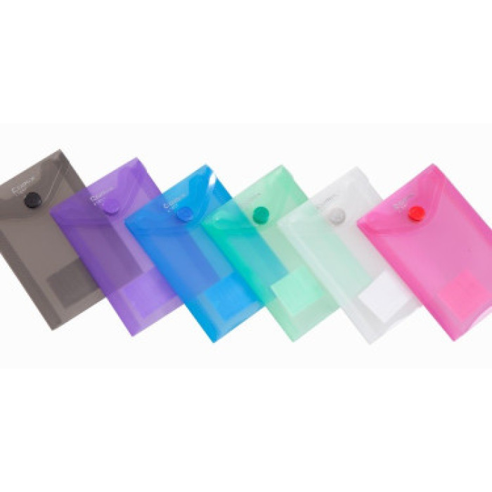 Comix Çıtçıtlı Dosya A7 Şeffaf Renkler A1857