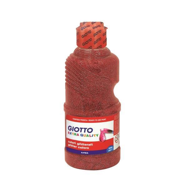 Gıotto Rtu Glitter Paint Simli Kırmızı 250 ML