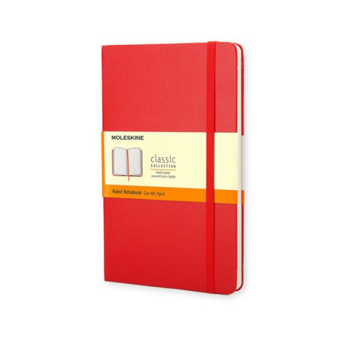 Moleskine Soft Kapak Çizgili Cep Boy Kırmızı