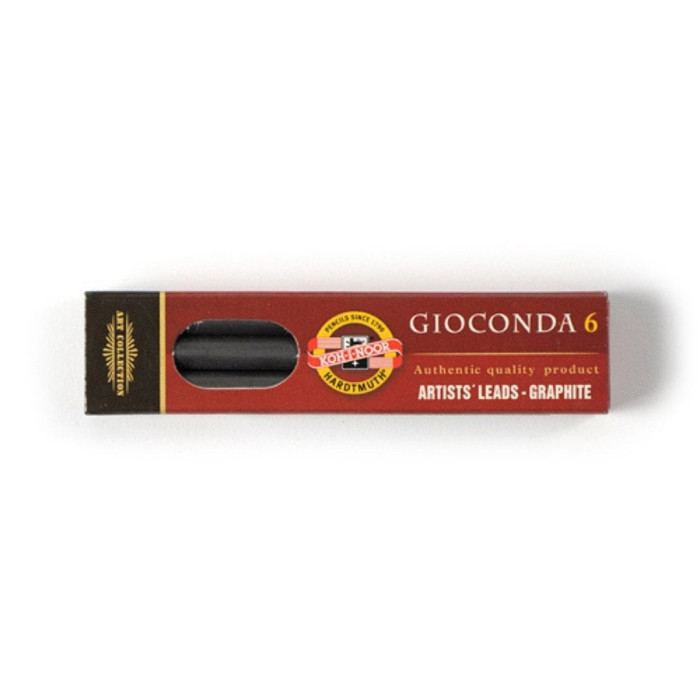 KOH-I-NOOR GIOCONDA 4B BLACK-DRAWING-LEADS 6 LI 5.6 mm 4864 KOH-I-NOOR GIOCONDA 4B BLACK-DRAWING-LEADS 6 LI 5.6 mm 4864