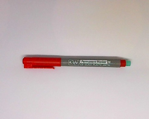 Kraf Asetat Kalemi Permanent Kırmızı 260 M