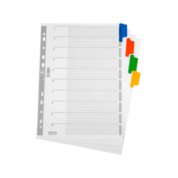 Serve Seperatör 10 Renkli Kağıt A4 SV 5521K