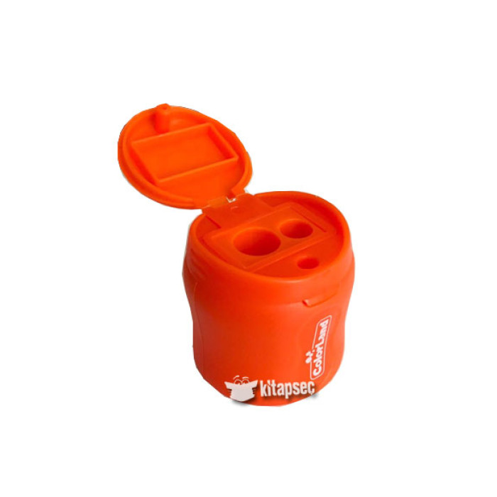 Ceren Öğrenci Kalemtraşı Colorland Plastik Silindir KLT28