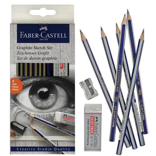 Faber-Castell Kurşun Kalem Dereceli Set 8`li Set