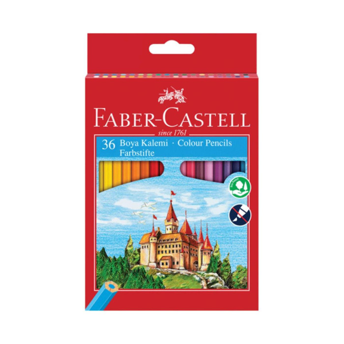 Faber-Castell KURU BOYA 36 Karton kutu 5171 000 010