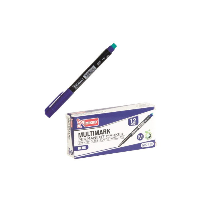 MİKRO MK 419 PERMANENT M MAVİ KALEM MİKRO MK 419 PERMANENT M MAVİ KALEM
