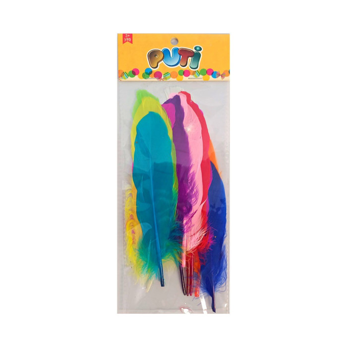 Puti Renkli Tüyler 4742