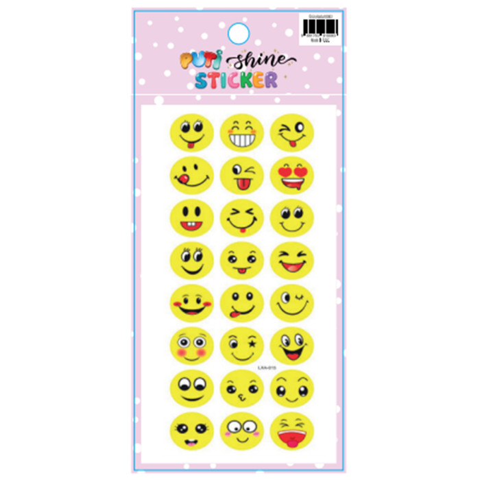 Puti Gülen yüz 3  Sticker