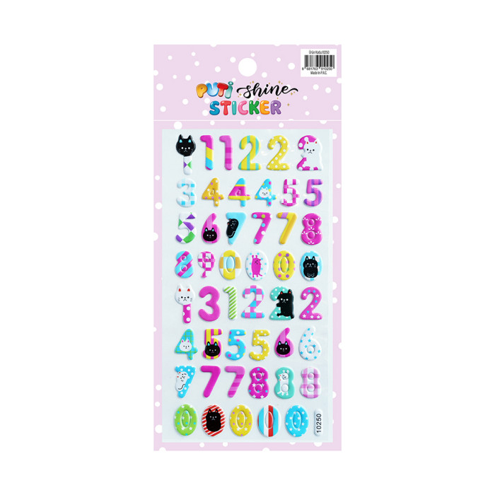 Puti Rakamlar Sticker