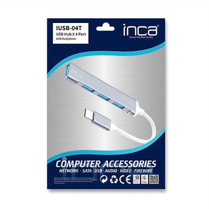 İnca Usb Hub Çoklayıcı 4 Port IUSB-04T İnca Usb Hub Çoklayıcı 4 Port IUSB-04T