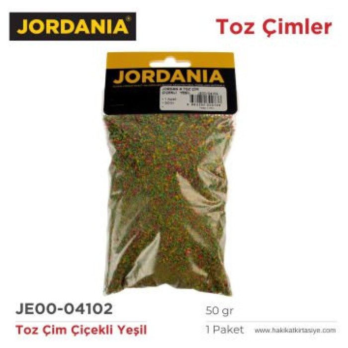 Jordanıa 04102 Toz Çim Çiçekli Yeşil 50gr Jordanıa 04102 Toz Çim Çiçekli Yeşil 50gr