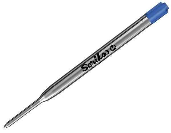 Scrikss Tükenmez Kalem Yedeği Parker Tipi Dev Refil Metal Mavi