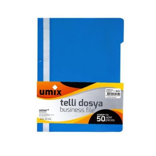 Umix Telli Dosya Ekonomik 50 Lİ Mavi U1180 P MA