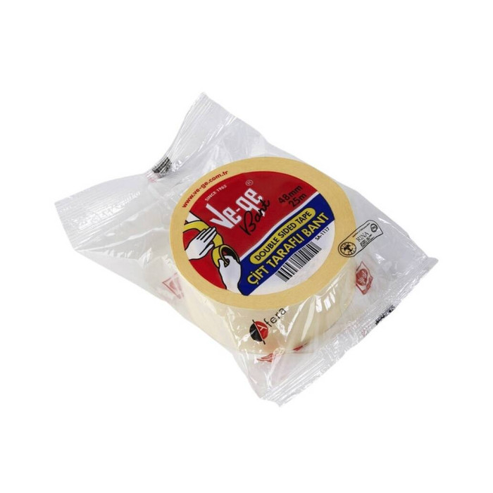 Ve-Ge Çift Taraflı Bant 48mm x25m