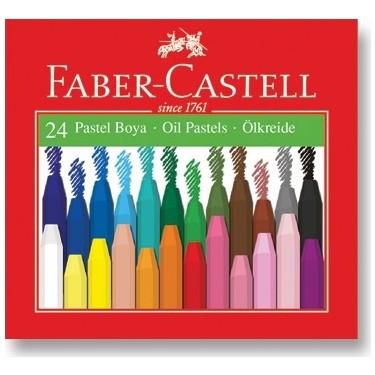 Faber Castell Pastel Boya Red Line Karton Kutu Köşeli 24 Renk 5282 125324