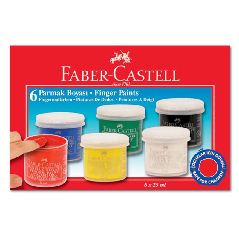 Faber Castell Parmak Boyası 25 ML 6 Renk 5170 160402